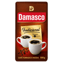 Café Torrado e Moído a Vácuo Tradicional Damasco Pacote 500g