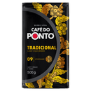 Café Torrado e Moído a Vácuo Tradicional Café do Ponto Pacote 500g
