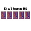 Kit 5 Pacotes Feijão Vermelho - 1kg - Kicaldo