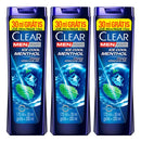Kit C/3 Shampoo Anticaspa Ice Cool Menthol Clear Men 200ml