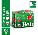 Pacote Cerveja Pilsen Sleek 12 Latas 350ml Heineken