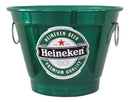 Balde De Gelo Heineken Alumínio 6 Litros Cor Verde