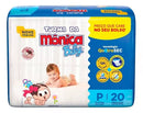 Kit Fraldas Descartáveis Turma Da Mônica Baby P - 10 Pacotes