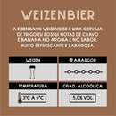 Pack Cerveja Brasil Eisenbahn Weiss Garrafa 355ml 6 Unidades