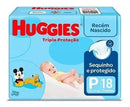 Kit 10 Pacotes De Fraldas Huggies Tripla Proteção Tamanho P