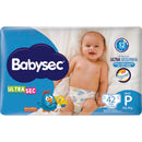 Fralda Descartável BabySec Mega P Pacote com 42 unidades