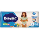 Fralda Descartável BabySec Mega XG Pacote com 30 unidades
